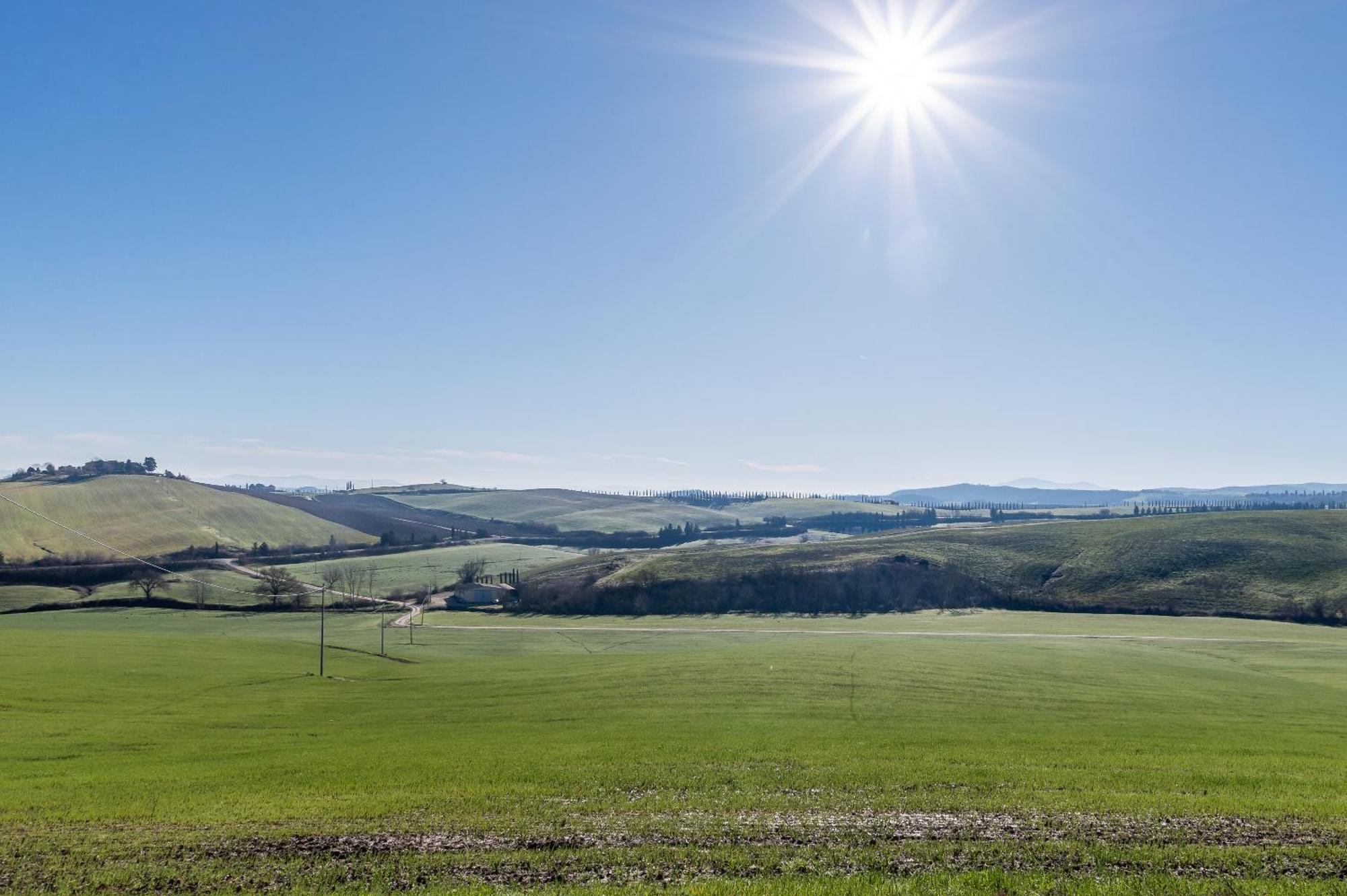 Вилла Sunflower Con Vista Su Siena Корсано Экстерьер фото