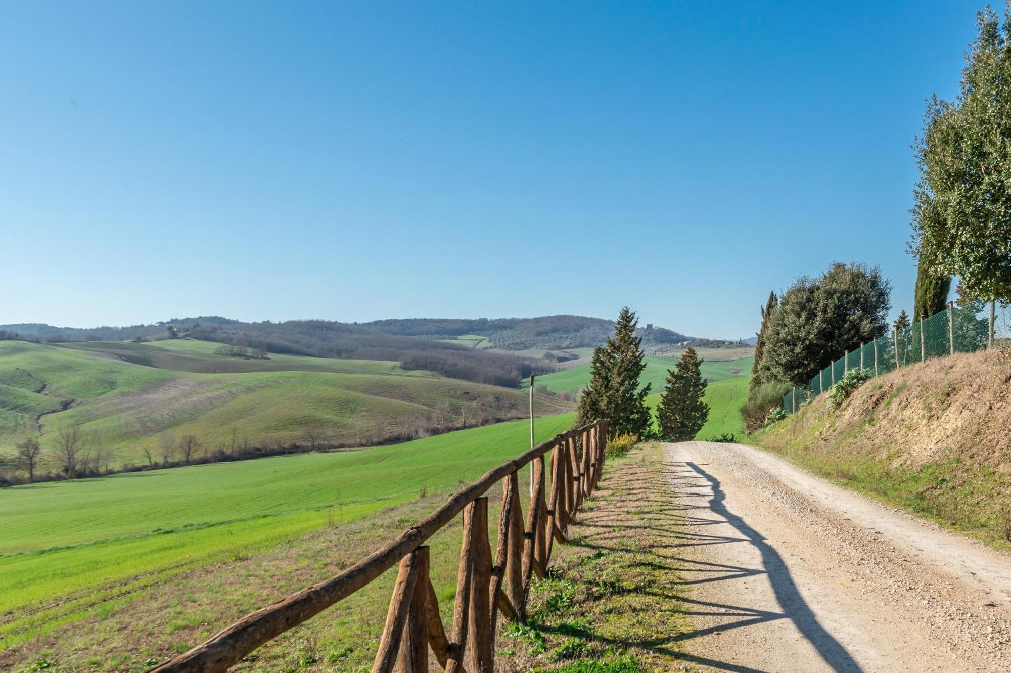 Вилла Sunflower Con Vista Su Siena Корсано Экстерьер фото