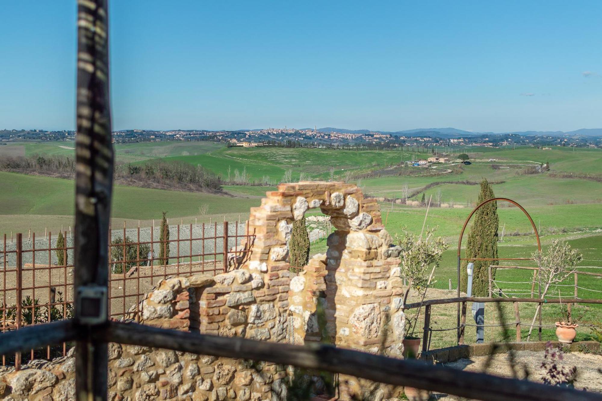 Вилла Sunflower Con Vista Su Siena Корсано Экстерьер фото